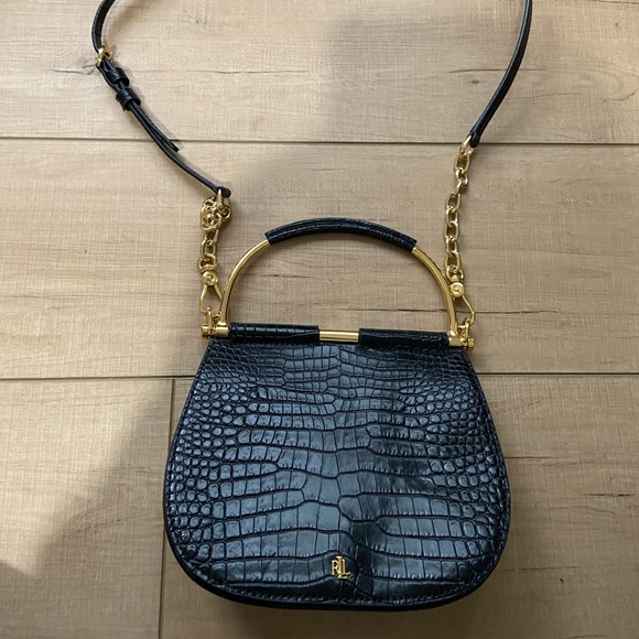 Ralph Lauren Faux Crocodile Bag - Picture 1 of 3